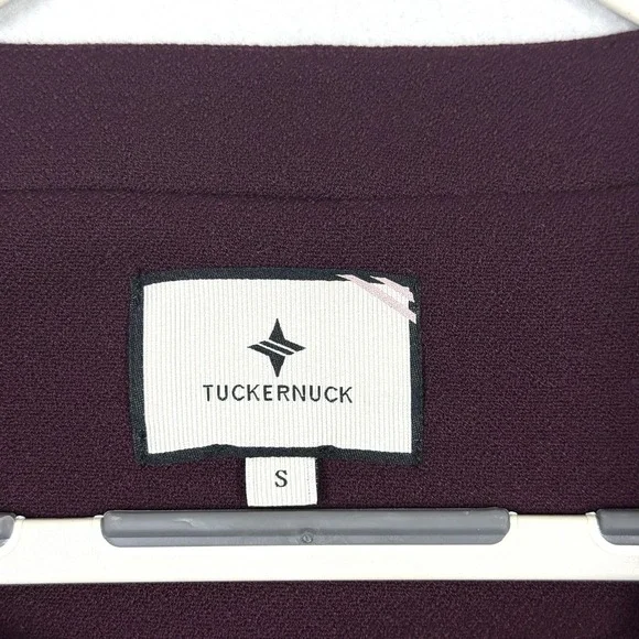 Tuckernuck Dress Womens Small Oxblood Barnett Mini Dress‎ Square Snap Button - Picture 5 of 15